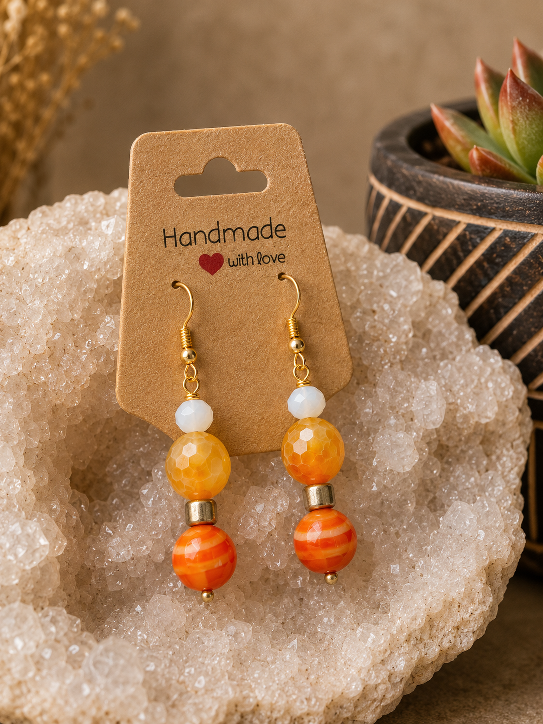 Golden Sunrise Earrings